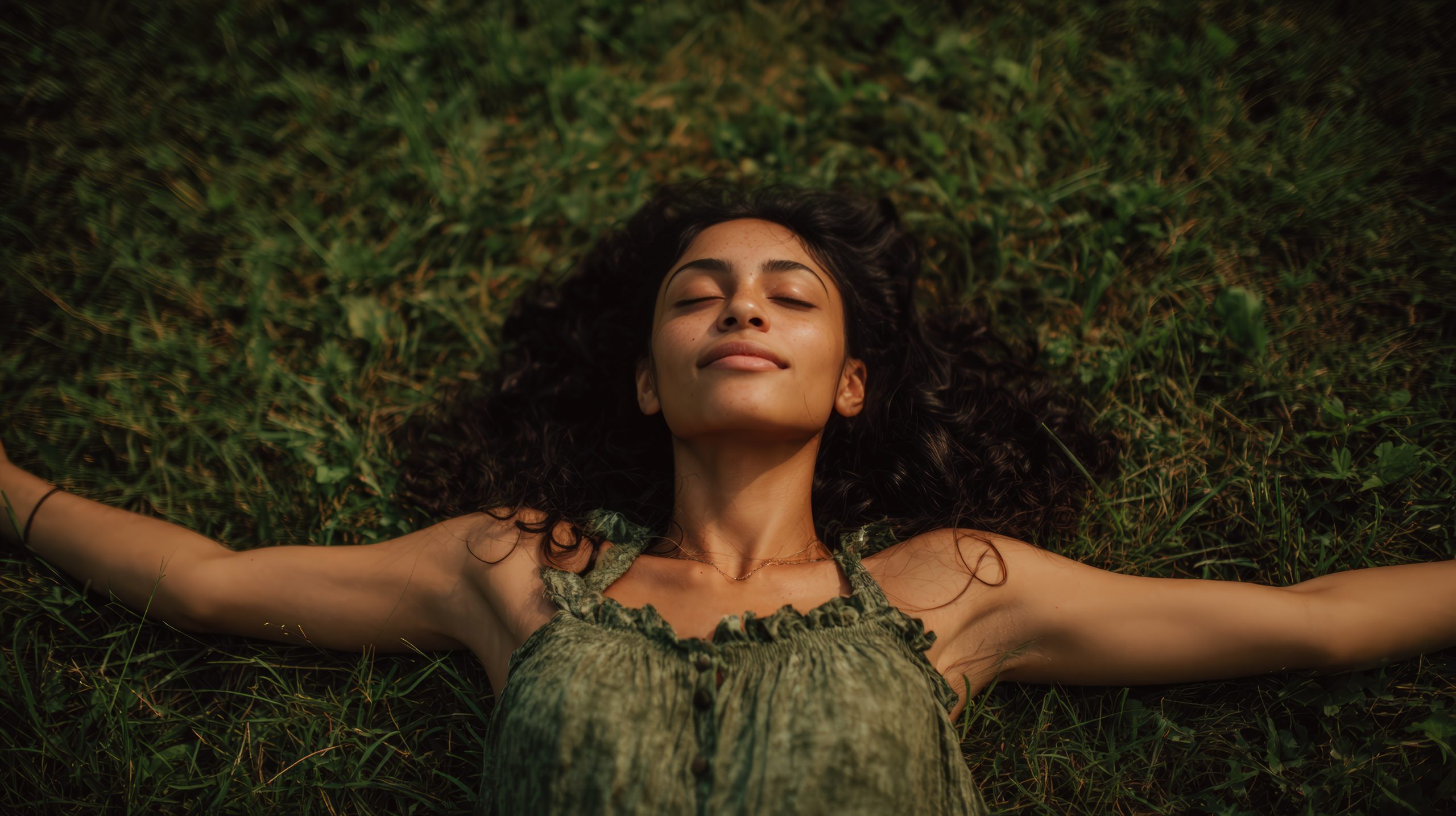 Latina happy with her therapy